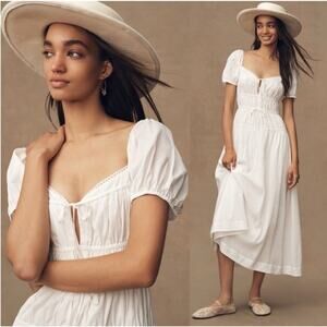 Reformation White Maxi Dress